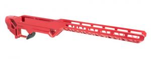 Timber Creek Outdoors Remington 700 Short Action Enforcer Rifle Chassis Red - ERCR7SAR