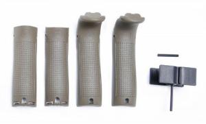 Glock Backstrap/Beavertail Set Compatible w/ Glock 17/22/34/35 OD Green Polymer - 30951
