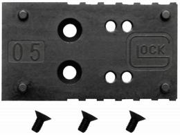 Glock 74012 Adapter Plate Black Steel Compatible w/ Glock MOS Gen 5 45ACP/10mm/40S&W - 137 Glock 74012 Adapter Plate Black Steel Compatible w/ Glock MOS Gen 5 45ACP/10mm/40S&W - 137