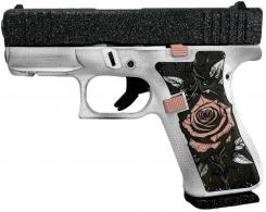 Glock G43X Sub-Compact Frame 9mm Luger 10+1 3.41" Black GMB Barrel, Black nDLC Front Rail/Serrated Steel Slide, Black Frame - PX4350204NRGT
