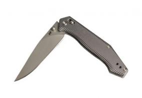 Schrade Turnkey Pivot Folding Knife 3-2/5" Drop Point Blade Grey - 1215384