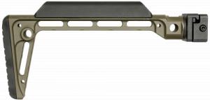 Midwest Industries Minimalistic Side Folding Stock ODG 6061 Aluminum Folding - MIMINSFODG