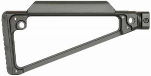 Midwest Industries Triangle Fixed Stock Black 6061 Aluminum - MITRIF Midwest Industries Triangle Fixed Stock Black 6061 Aluminum - MITRIF