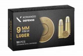 Dickinson LLC BRASS 9mm 115gr Full Metal Jacket 50 Per Box/20 Case - 760