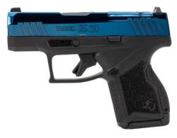 Taurus GX4 3.0 9mm Semi Auto Pistol, Black w/Blue PVD Slide 11rd & 13rd - 1GX4M931BLUE Taurus GX4 3.0 9mm Semi Auto Pistol, Black w/Blue PVD Slide 11rd & 13rd - 1GX4M931BLUE