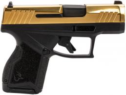Taurus GX4 3.0 9mm Semi Auto Pistol 11rd & 13rd Black Frame/Gold Slide - 1GX4M931GLD Taurus GX4 3.0 9mm Semi Auto Pistol 11rd & 13rd Black Frame/Gold Slide - 1GX4M931GLD