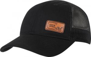 Glock Ponytail Hat Black Leather Glock Girl Patch - 137