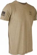 Glock 2nd Amendment Short Sleeve Tee, Olive, Cotton/Polyester, 2XL - AP96316