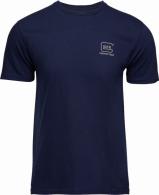 Glock Glock Strong Tee Navy Ringspun Cotton Short Sleeve 2XL - AP96197