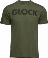 Glock Caliber Tee Military Green Ringspun Cotton Short Sleeve Large - AP96158 Glock Caliber Tee Military Green Ringspun Cotton Short Sleeve Large - AP96158