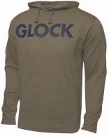 Glock Traditional Hoodie OD Green Durable Soft Fabric Long Sleeve Small - AP95787_NEW