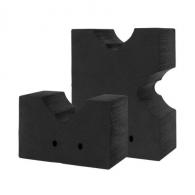 Allen Soft Rock Shooting Rest Black Foam Front and Rear Bag - 2458 Allen Soft Rock Shooting Rest Black Foam Front and Rear Bag - 2458