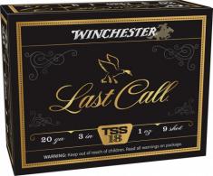 Winchester Ammo LCTSS2039 Last Call 20Gauge 3" 1oz Tungsten 9Shot 10 Per Box/10 Case - 12 Winchester Ammo LCTSS2039 Last Call 20Gauge 3" 1oz Tungsten 9Shot 10 Per Box/10 Case - 12
