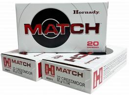 Hornady 22Creedmoor 20 Per Box/10 Case - 83411 Hornady 22Creedmoor 20 Per Box/10 Case - 83411