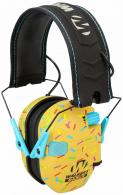 Walker's Razor Slim Electronic Muff 23 dB Over the Head Sprinkles - GWPRSEMSPRNKB