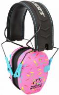 Walker's Razor Slim Electronic Muff 23 dB Over the Head - Pink Sprinkles - GWPRSEMSPRNKP