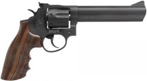 Taurus Medium Frame .357 MAG 7rd 6" Matte Black Oxide Cylinder/Frame/Barrel Wood Grip Transfer Bar Safety - 2660061HWD1