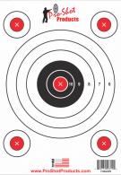 Pro-Shot SplatterShot Hanging Heavy Paper 9" x 13" 6 Pack - P1BULLSEYE