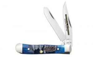 CASE OCEAN BLUE BONE TINY TRAPPER - 53984 CASE OCEAN BLUE BONE TINY TRAPPER - 53984