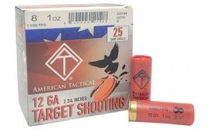 ATI Target Load 12Gauge 2.75" 1oz 8Shot 25 Per Box/10 Case - ATIACL12T8 ATI Target Load 12Gauge 2.75" 1oz 8Shot 25 Per Box/10 Case - ATIACL12T8