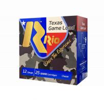 Rio Ammunition Texas Game Load High Velocity, 12 Gauge, 2.75" 1 1/4oz, 6 Shot, 25 Rounds - 970 Rio Ammunition Texas Game Load High Velocity, 12 Gauge, 2.75" 1 1/4oz, 6 Shot, 25 Rounds - 970