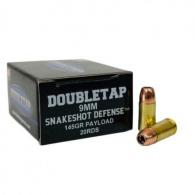 Double Tap SnakeShot Defense Handgun Ammunition 9mm Luger 145gr JHP+#9 Shot 20/ct Double Tap SnakeShot Defense Handgun Ammunition 9mm Luger 145gr JHP+#9 Shot 20/ct