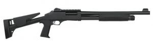 Dickinson Tac-4 Tactical 12ga Shotgun 18.5" Barrel, Ghost Ring Sights, 5+1 - TAC4ST