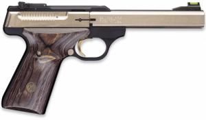Browning Buck Mark Plus Nickel 10+1 .22 LR 5.5" - 051395490 Browning Buck Mark Plus Nickel 10+1 .22 LR 5.5" - 051395490