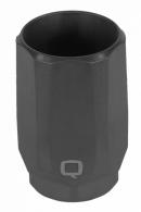 Q LLC Whistle Tip Blast Mitigation Device, Black, PVD, 1.85" OAL, 1.16" Diameter - 1009