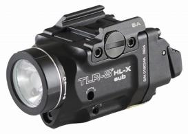 Streamlight TLR-8 HL-X Sub Handgun Weapon Light for Springfield Armory Hellcat 1000 Lumens Black - 69469