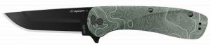 Outdoor Edge Razor Vx1 3" Fldr Green Topo Alum Spring Assist - 75