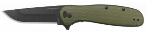 Outdoor Edge Razor Vx2 3" Fldr Green G10 Spring Assist - 75