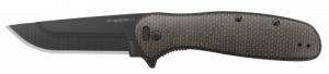 Outdoor Edge Razor Vx2 3" Fldr Brown Micarta Spring Assist - 75