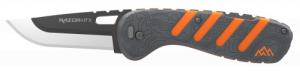 Outdoor Edge HTX Razor 3.0" Folding Knife, Gray/Orange - 75