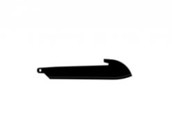 Outdoor Edge Razor Sheepsfoot Blade Pack, 3.0" (6-Pack) - 75