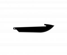 Outdoor Edge Razor Drop Point Blade Pack, 3.5" (6-Pack) - 75