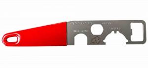 Tapco Stock Wrench Red Steel Rubber Handle - TAP22030 Tapco Stock Wrench Red Steel Rubber Handle - TAP22030