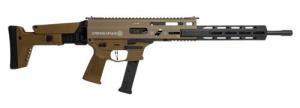 Grand Power Stribog SP9A3G 9mm 16" Black Barrel, Flat Dark Earth Receiver, Polymer Stock & Grip - 810091158029
