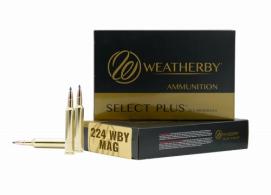 Weatherby 224WthbyMag 50gr Hornady V-Max 20 Per Box/10 Case - H22450VMAX
