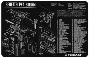 TekMat TEKR17BERPX4 Beretta Px4 Storm Cleaning Mat Black/White Rubber 11" x 17" - 1028 TekMat TEKR17BERPX4 Beretta Px4 Storm Cleaning Mat Black/White Rubber 11" x 17" - 1028