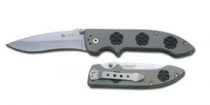 Columbia River Folding Knife w/Drop Point Plain Edge Blade