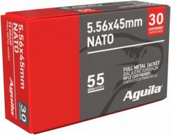 Aguila 1E556155 5.56x45mmNATO 55gr Full Metal Jacket 30 Per Box/75 Case - 778