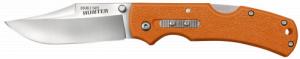 Cold Steel CS23JBZ Double Safe Hunter 3.50" Folding Clip Point Plain Satin 8Cr13MoV SS Blade, 4.88" Blaze Orange Textured GFN Ha - 246
