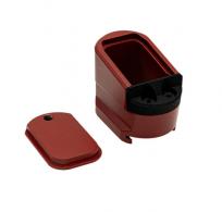 Shield Arms Magazine Extension 5rd Compatible w/ Shield Arms M&P 2.0 Red Anodized Aluminum - 1185