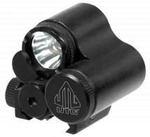 Leapers LTELP28R Black Anodized Aluminum 120 Lumens CREE LED IRB Bulb Red Laser Picatinny Mount - 910 Leapers LTELP28R Black Anodized Aluminum 120 Lumens CREE LED IRB Bulb Red Laser Picatinny Mount - 910