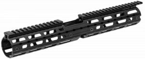 UTG PRO AR15 Super Slim Drop-in M-LOK Handguard, 15" Carbine-length, Extended Top Rail, FSP Cutout - MTU015SSM