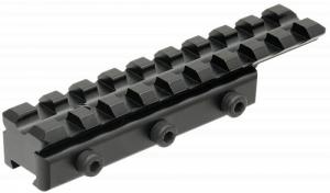 Leapers Picatinny Adapter Mount, Matte Black, Anodized Aluminum Dovetail Mount - 910 Leapers Picatinny Adapter Mount, Matte Black, Anodized Aluminum Dovetail Mount - 910