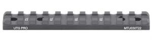 Leapers MTU030T22 Optic Mount Matte Black Anodized Aluminum Aluminum - 910