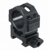 UTG Pro Max Strength Rings, 1" Medium, 2 Piece, Black Finish, Fits Picatinny - 910