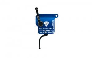 TriggerTech, Rough Diamond, Single-Stage Trigger, Fits Remington 700 Clones, Flat Trigger, No Bolt-Release, Right Hand, PVD Fini - R70SAB02TNF